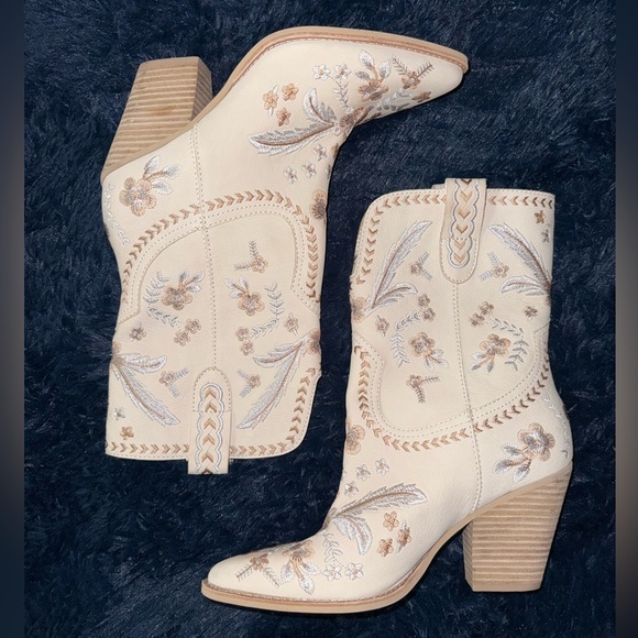 Shoes - Dolce Vita Jessey Floral Western Cowboy Boots